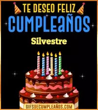 GIF Te deseo Feliz Cumpleaños Silvestre